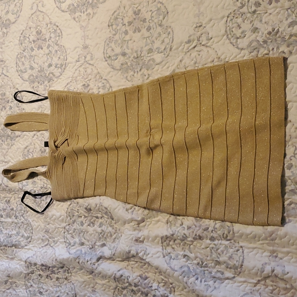 Used Gold dress small size